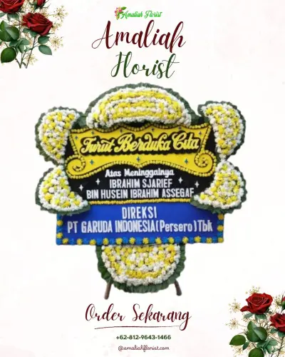 Papan Bunga Duka di Losarang