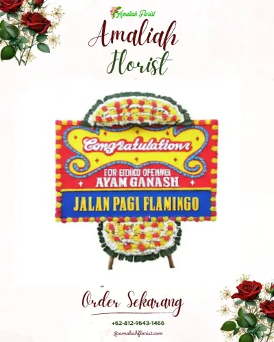 Bunga Papan Congratulation di Losarang